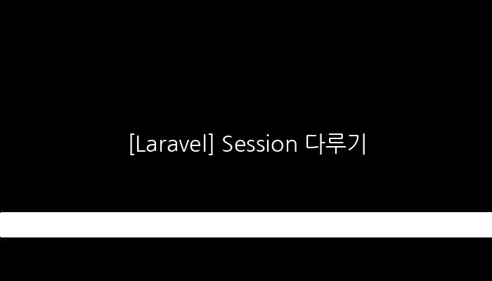 [Laravel] Session 다루기